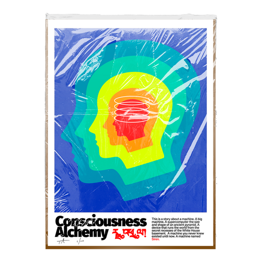 SIRENS CONSCIOUSNESS ALCHEMY LIMITED SIGNED PRINT