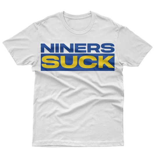 LA RAMS NINERS SUCK TEE