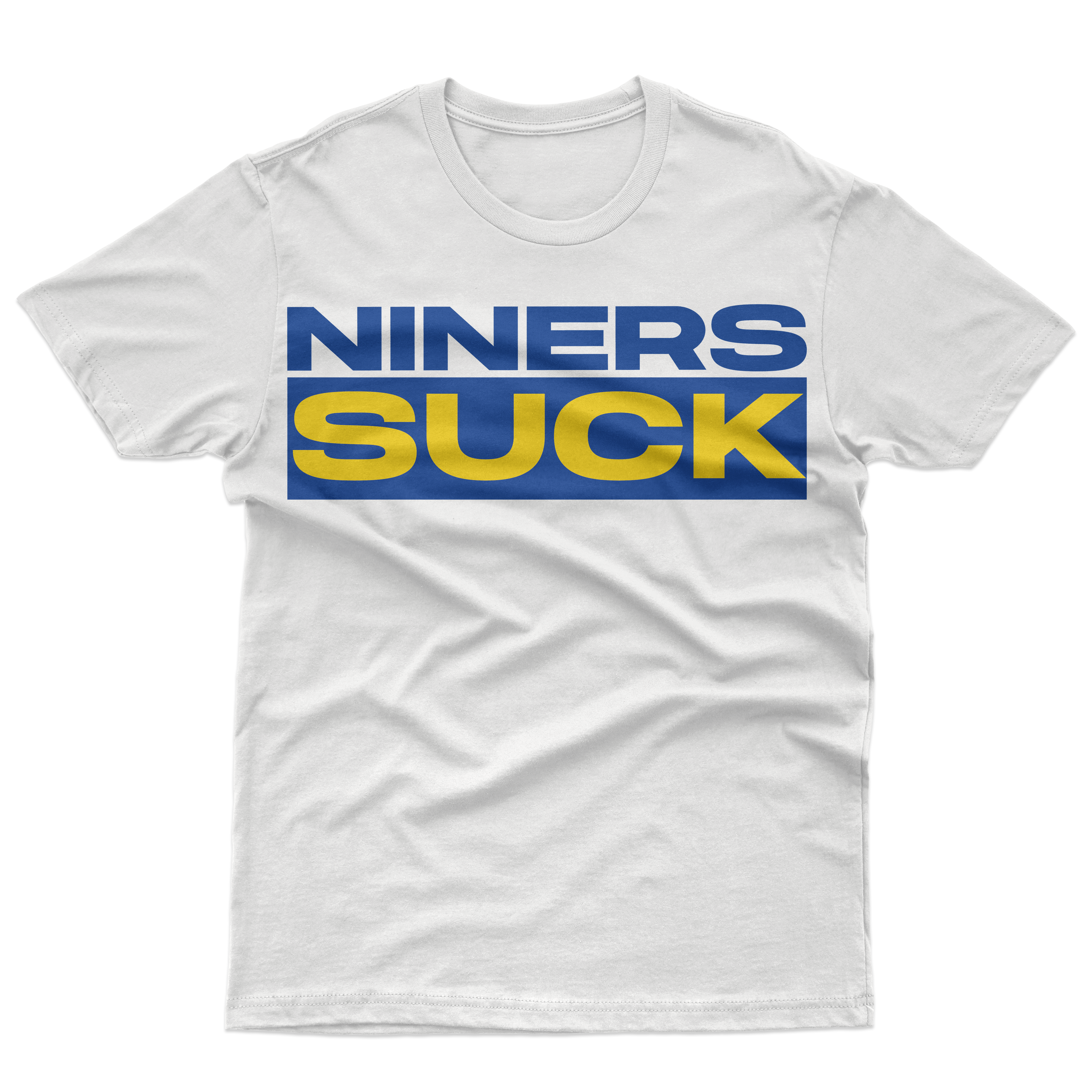 LA RAMS NINERS SUCK TEE