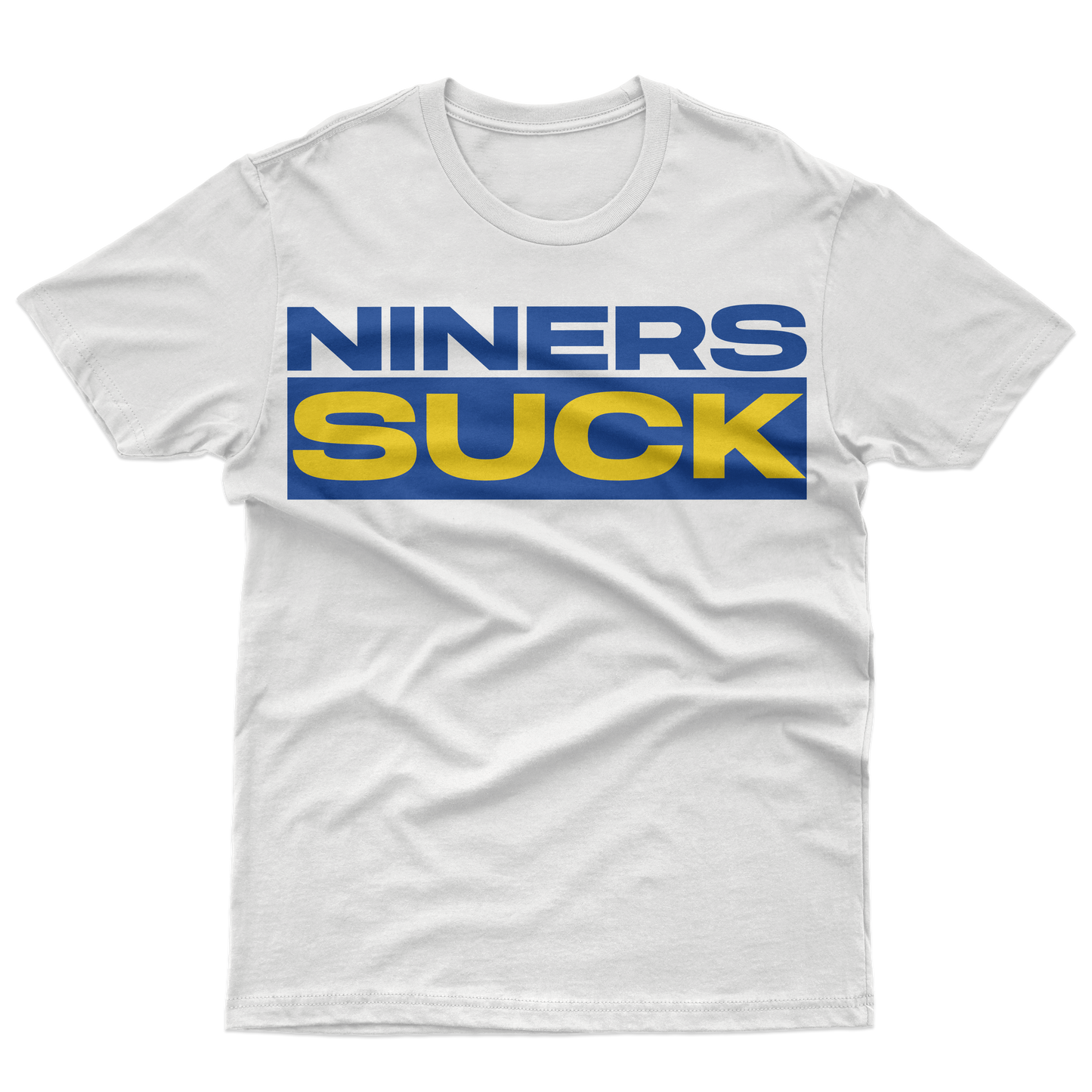 LA RAMS NINERS SUCK TEE